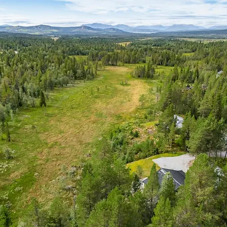 With Views Of Hemsedal Mountains