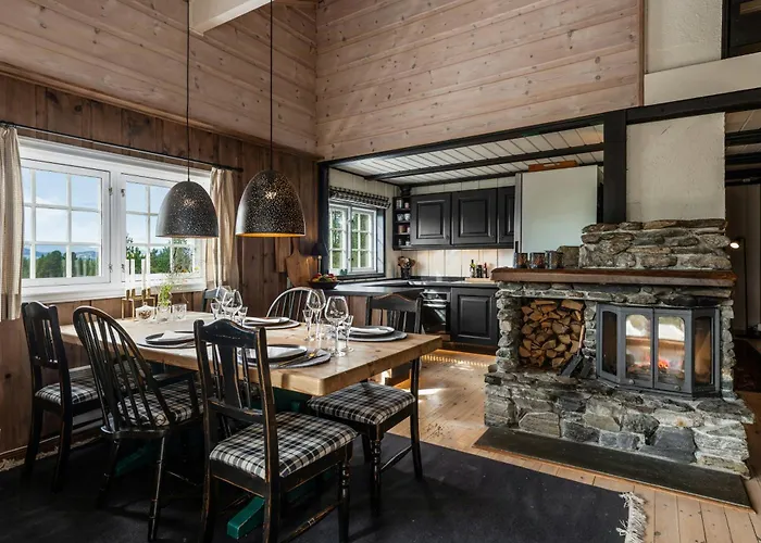 With Views Of Hemsedal Mountains *